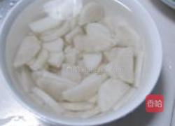 大蒜木耳炒山药的做法图解3