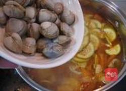 韩式泡菜蛤蜊汤的做法图解9