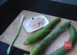 虾皮炖丝瓜的做法图解1