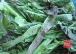 莴笋叶鸡蛋馅饼的做法图解1