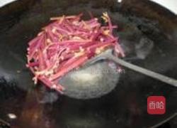猪肉炒蕨菜的做法图解4
