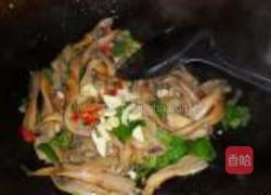 素炒平菇的做法图解6