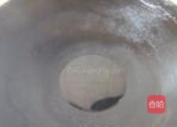 香菜炒鹅蛋的做法图解4