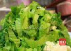 蒜炒芥菜的做法图解2