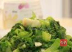 蒜炒芥菜的做法图解5