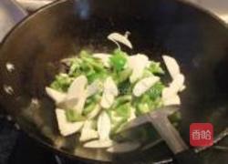青椒茭白炒鸡肫的做法图解7
