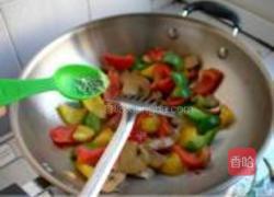 彩椒口蘑的做法图解12