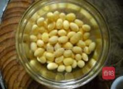 荠菜黄豆粥的做法图解2
