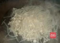 白灼金针菇的做法图解6