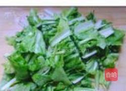 肉炒小白菜的做法图解1