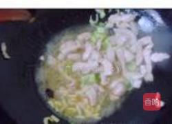 肉炒小白菜的做法图解5