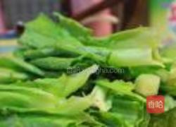 蒜炒油麦菜的做法图解1
