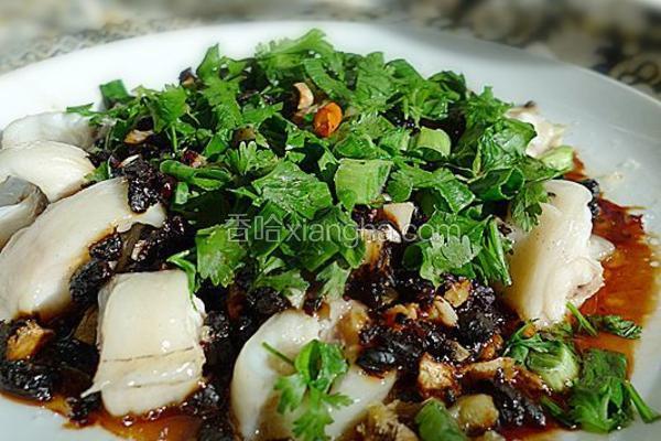 蒜头豆豉蒸海鳝