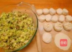 西葫芦鸡蛋素包子的做法图解9