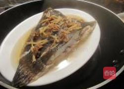 冬菜蒸左口鱼的做法图解4