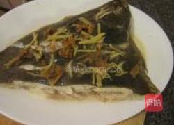 冬菜蒸左口鱼的做法图解5
