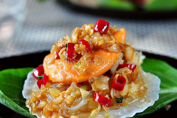 蒜蓉粉丝蒸扇贝