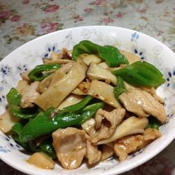 青椒杏鲍菇炒肉片的做法[图]