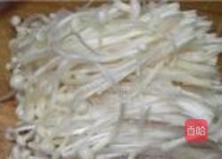 金针菇浸肥牛的做法图解3