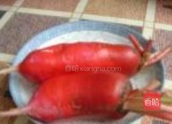 蚝油爆萝卜的做法图解1