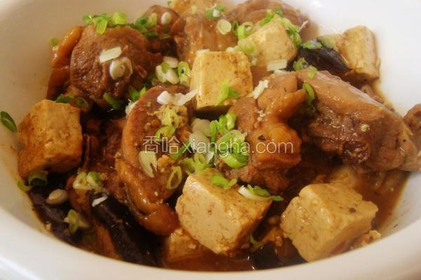 鸡腿烧豆腐