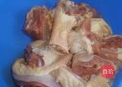 鸡腿烧豆腐的做法图解3