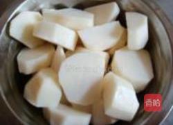 糯米芋头红枣粥的做法图解4