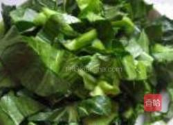 青菜板栗的做法图解1