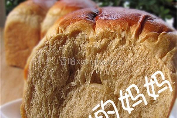 卡仕达酱红糖土司