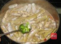 蒜味剁椒炒蛏子的做法图解6