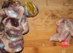 密制卤鸡胗的做法图解2