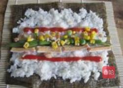 紫菜包饭的做法图解6