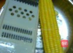 鲜玉米汁捞山药的做法图解2