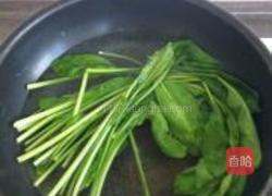凉拌菠菜金针菇的做法图解3