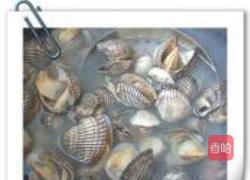 爆炒麻蛤蛏子的做法图解2