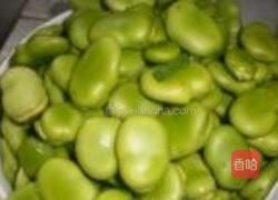 葱香蚕豆的做法图解2