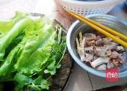 生菜鸡粥的做法图解1