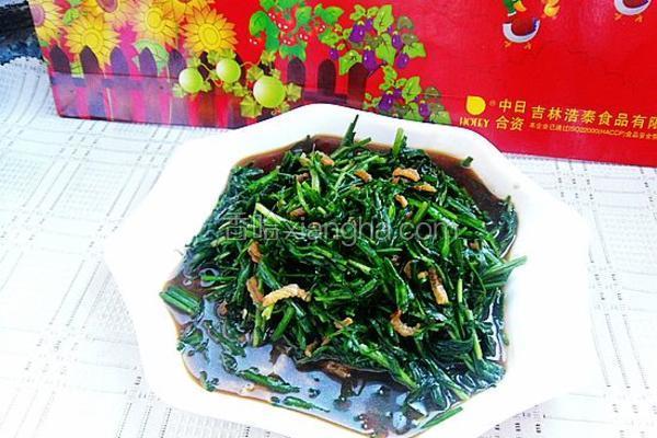 蚝油海米炒韭菜