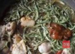 豆角焖鸡翅的做法图解7