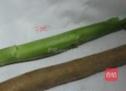 芥蓝炒山药的做法图解1