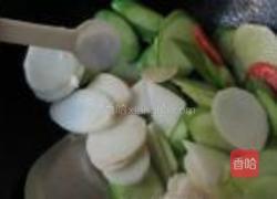 芥蓝炒山药的做法图解8