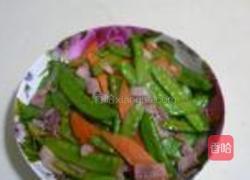 培根肉炒荷兰豆的做法图解8