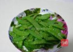 培根肉炒荷兰豆的做法图解3
