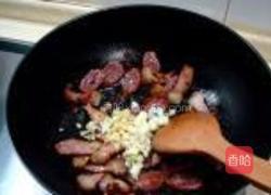 西芹香干炒腊味的做法图解5