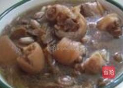 猪尾巴炖萝卜干的做法图解5