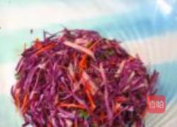 紫甘蓝拌苹果沙拉的做法图解4