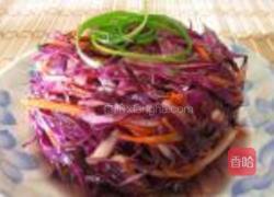 紫甘蓝拌苹果沙拉的做法图解8