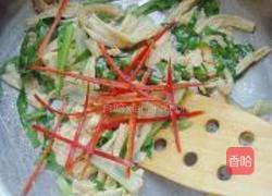 腐竹海米烧芥蓝的做法图解10