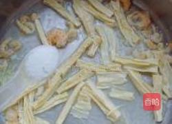 腐竹海米烧芥蓝的做法图解8