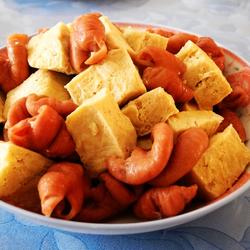 冻豆腐烧大肠的做法[图]